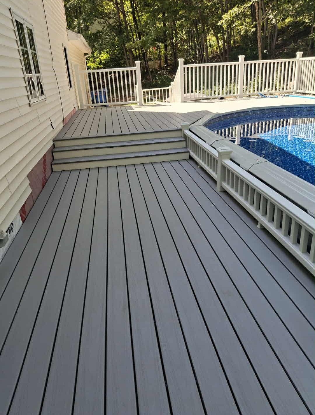 Finished Pool Deck IN Bristol, CT